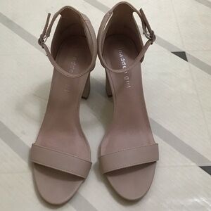 Madden Girl Beella Nude Block Heel Sandals size 8. New